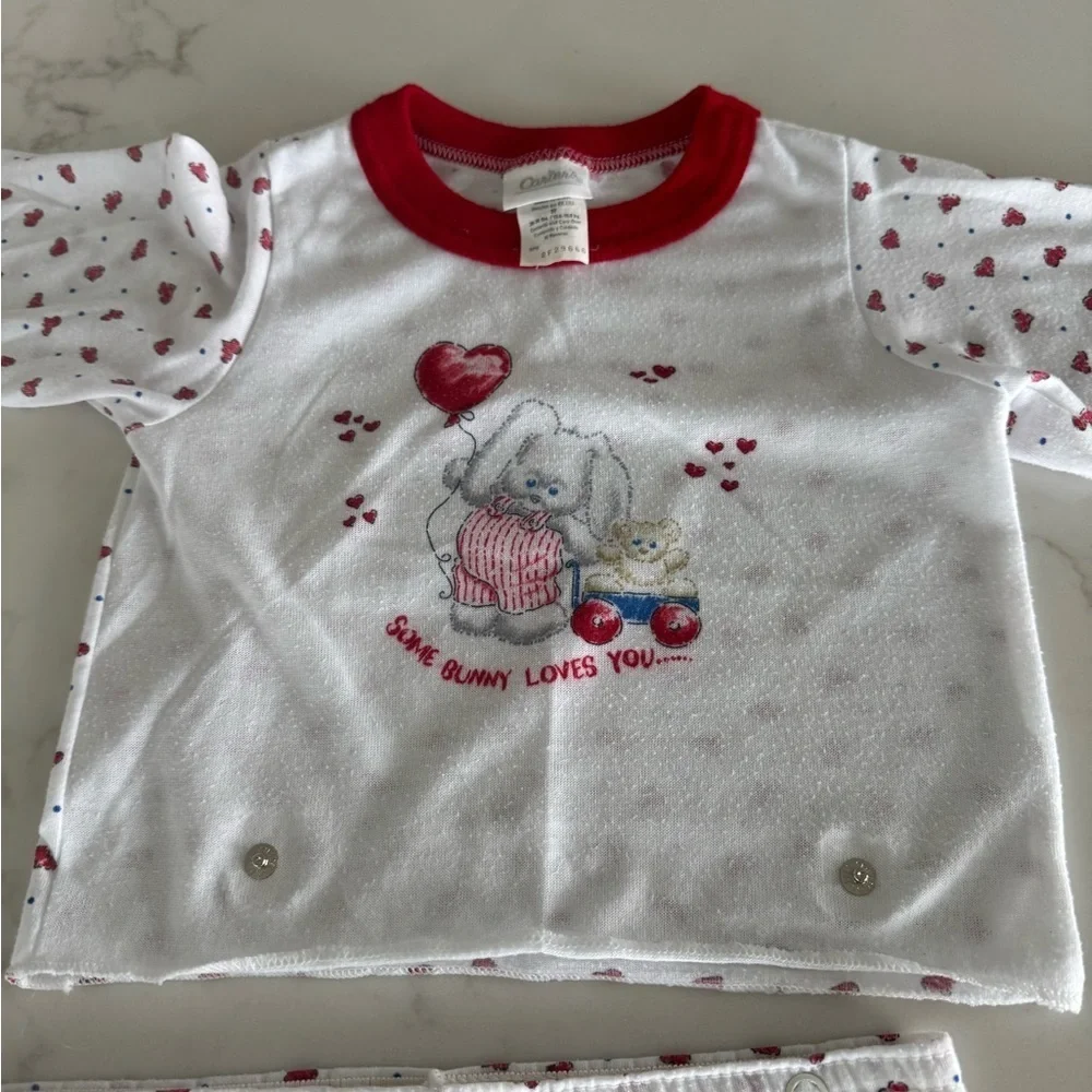 Vintage 90s  Carters Easter pajamas 3T